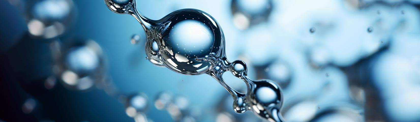 ai generated water drops pictaure